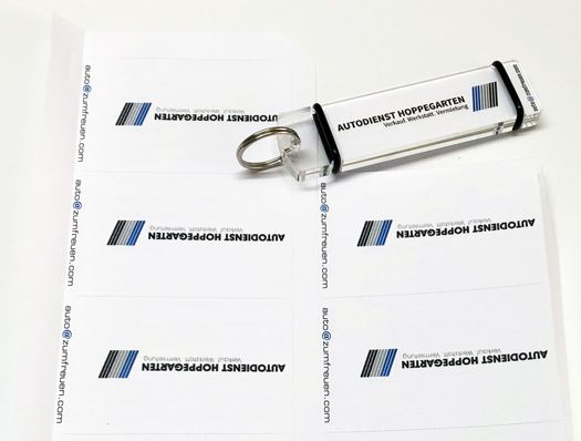 edle autohaus-schlüsselanhänger