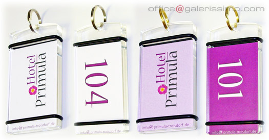 Edle Hotelschl&uuml;sselanh&auml;nger