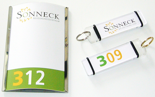 Edle Hotelschl&uuml;sselanh&auml;nger