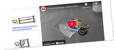 Schlüsselanhänger konfektionieren